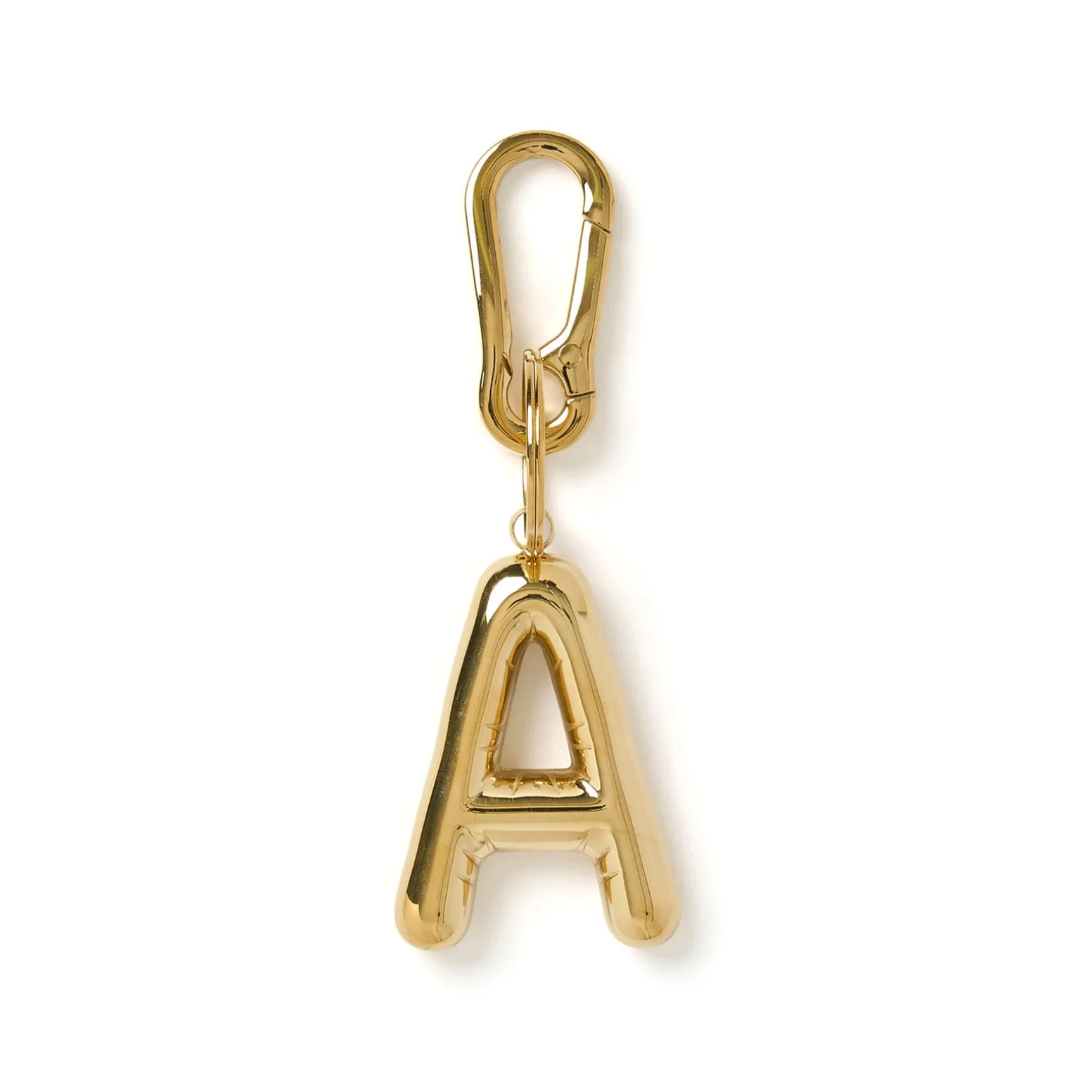 Alphabet Gold Key Ring