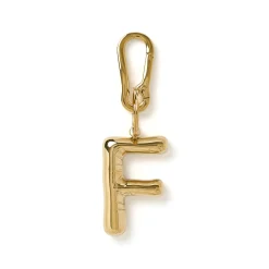 Alphabet Gold Key Ring