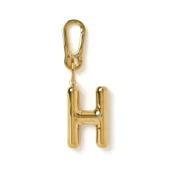 Alphabet Gold Key Ring