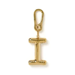 Alphabet Gold Key Ring