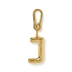 Alphabet Gold Key Ring