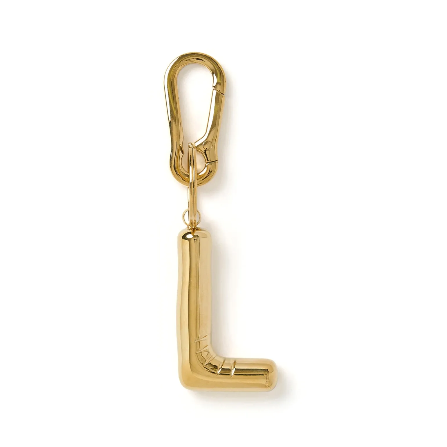 Alphabet Gold Key Ring