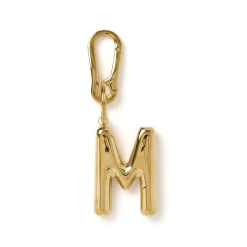 Alphabet Gold Key Ring