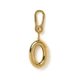 Alphabet Gold Key Ring