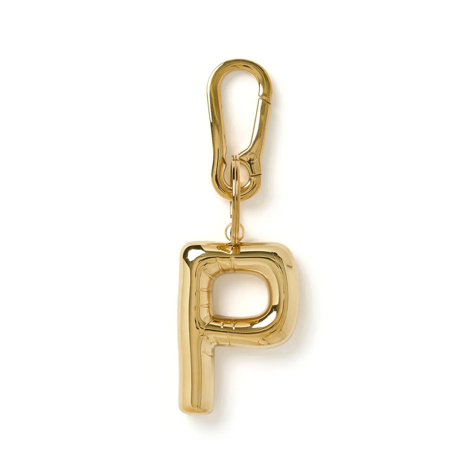 Alphabet Gold Key Ring