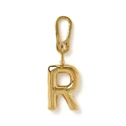 Alphabet Gold Key Ring