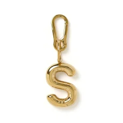Alphabet Gold Key Ring