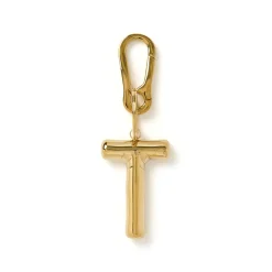 Alphabet Gold Key Ring