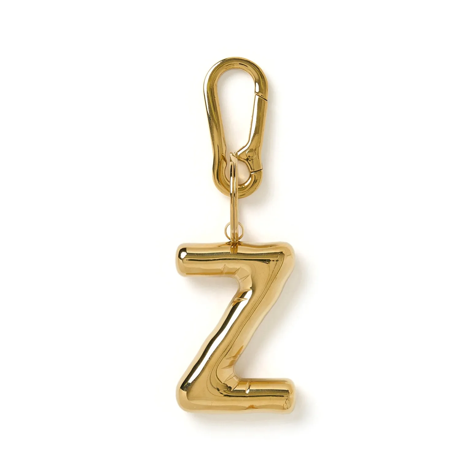 Alphabet Gold Key Ring
