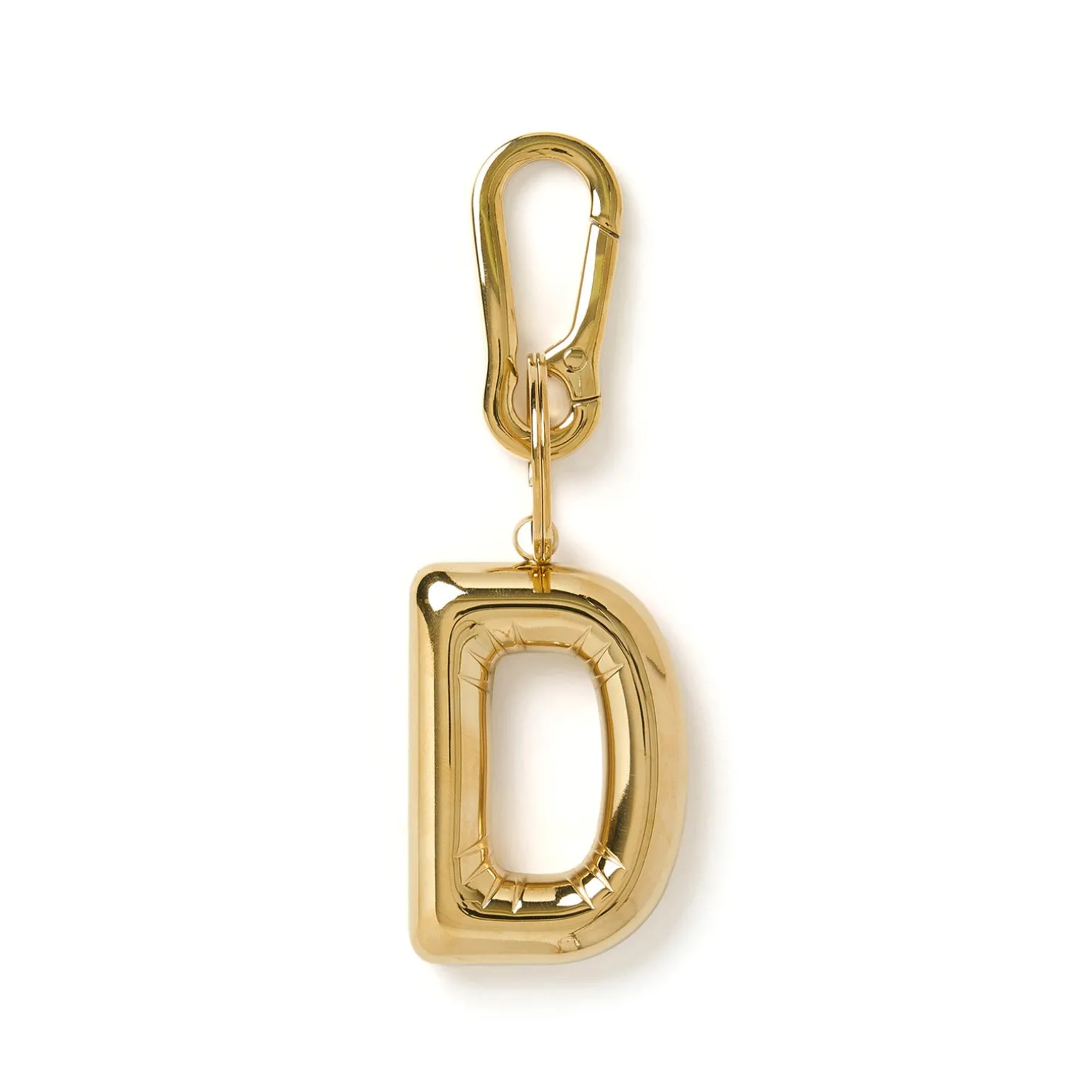 Alphabet Gold Key Ring