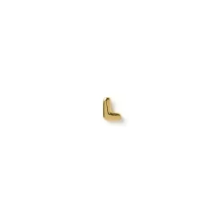 Alphabet Gold Single Stud