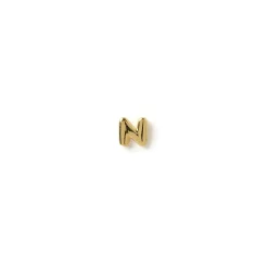 Alphabet Gold Single Stud