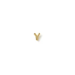 Alphabet Gold Single Stud