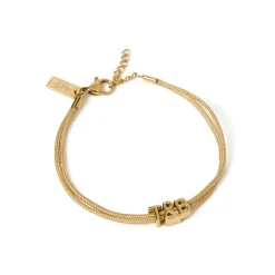 Alphabet String Bracelet - Sand