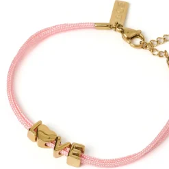 Alphabet String Bracelet - Rose