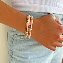 Amari Bracelet - Coral