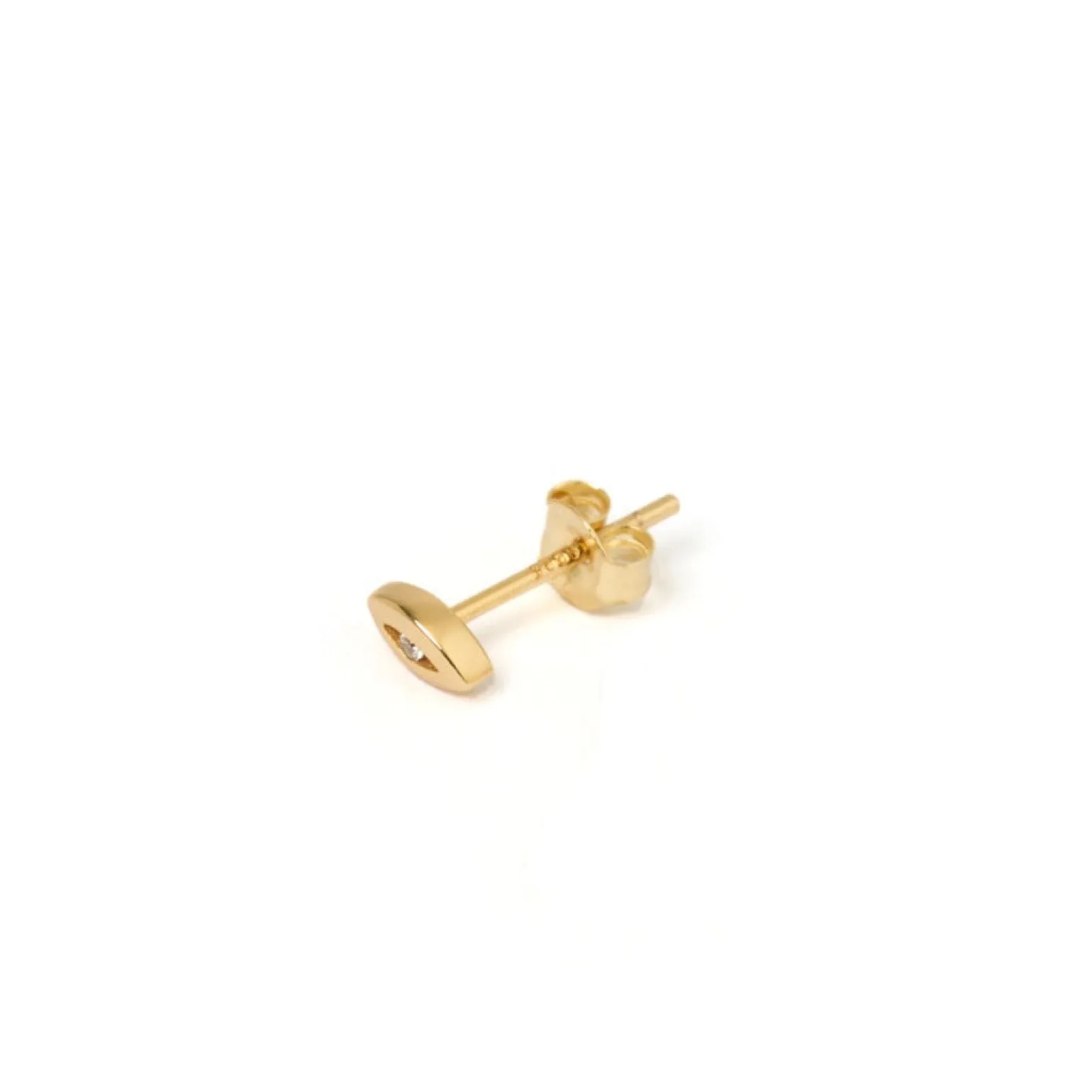 Amulet Gold Single Stud