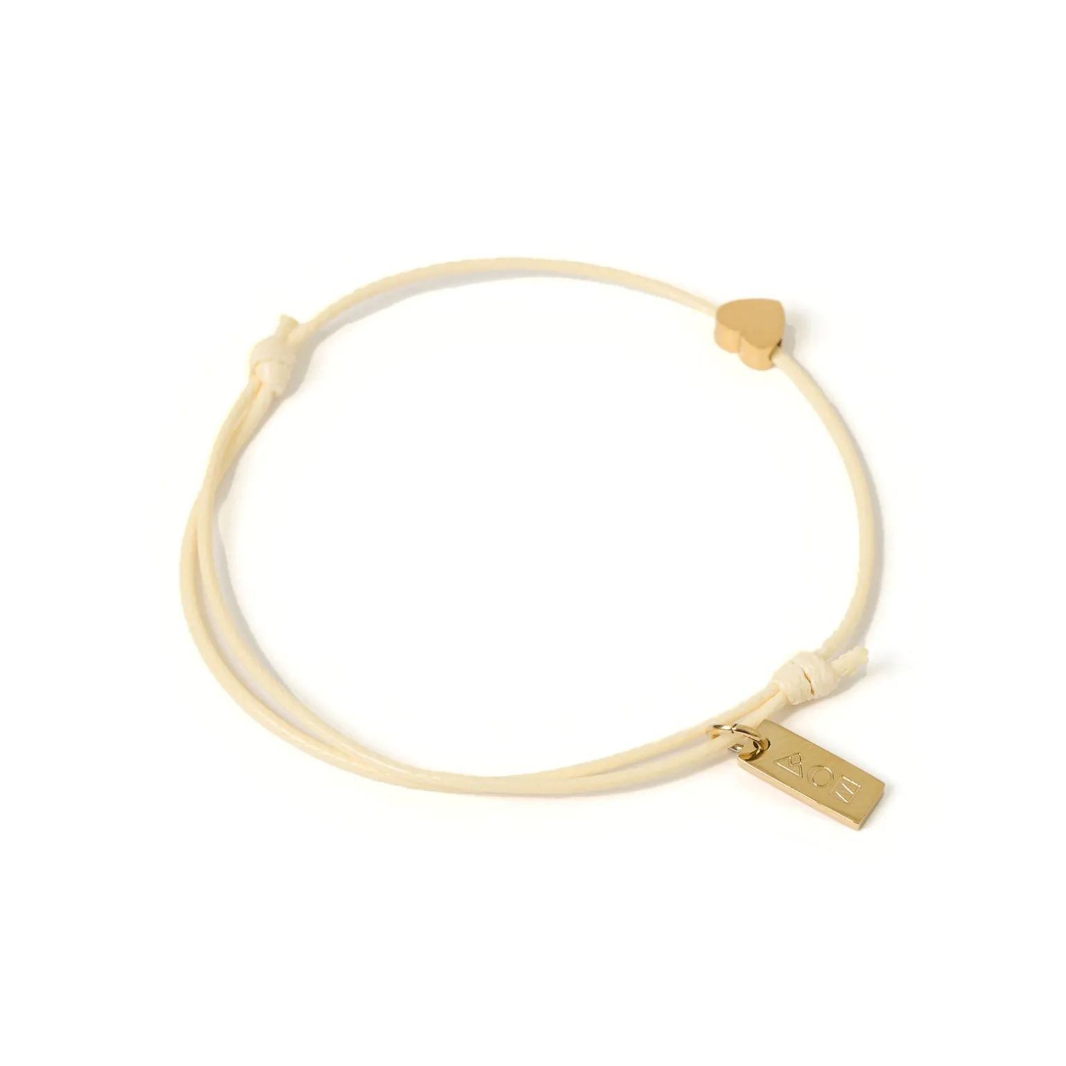 Angel Heart Bracelet - Coconut