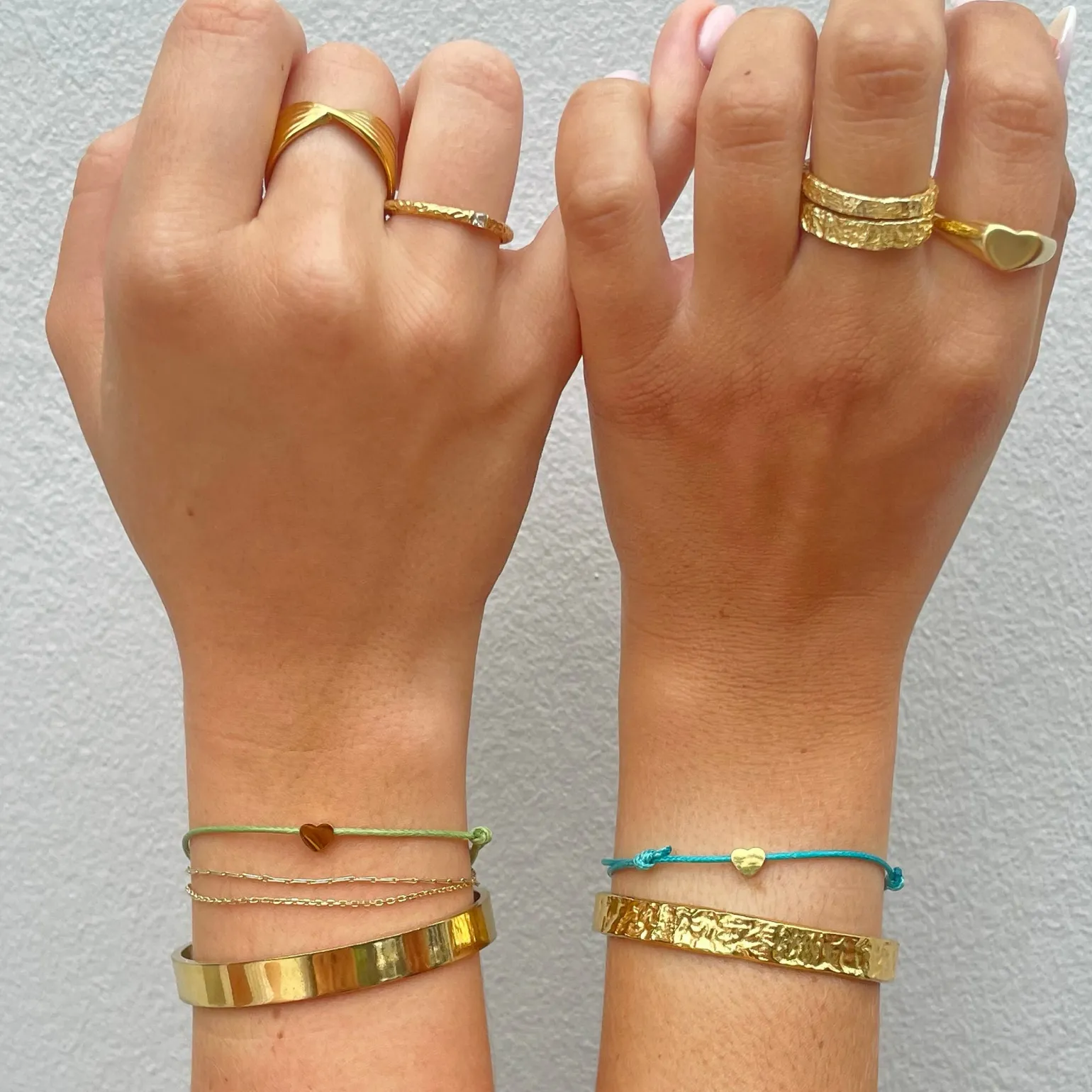 Angel Heart Bracelet - Olive