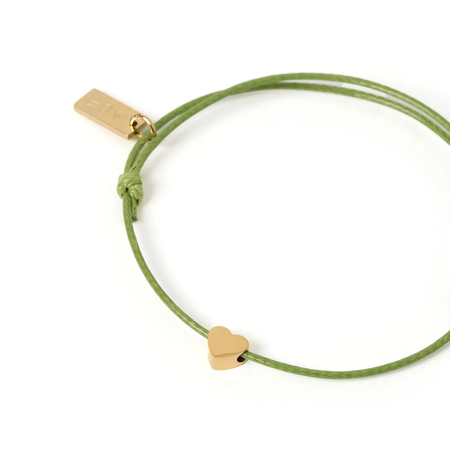 Angel Heart Bracelet - Olive