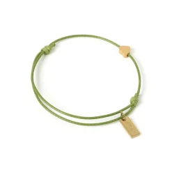 Angel Heart Bracelet - Olive