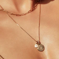 Angelo Gold Charm Necklace
