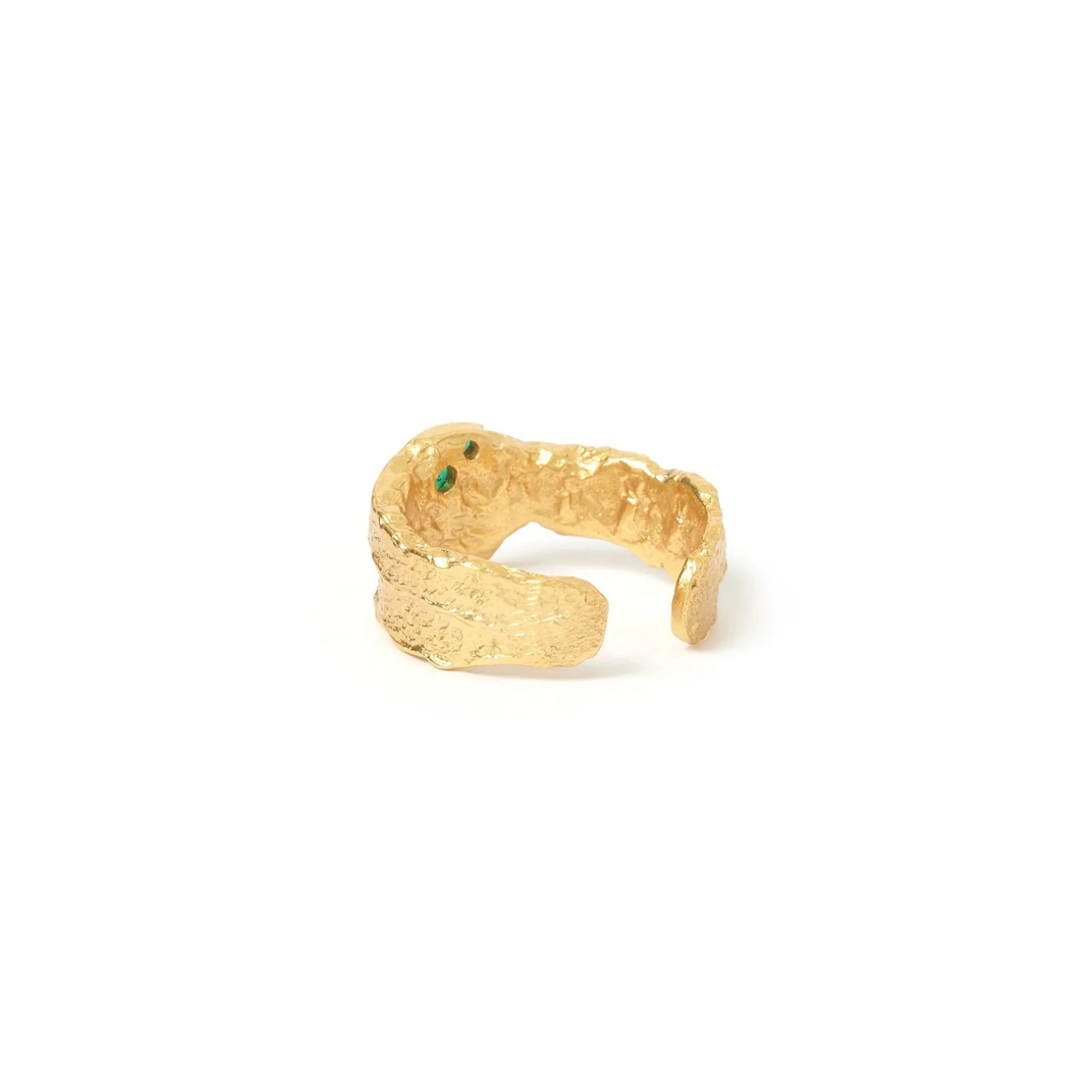 Anya Gold Ring - Emerald