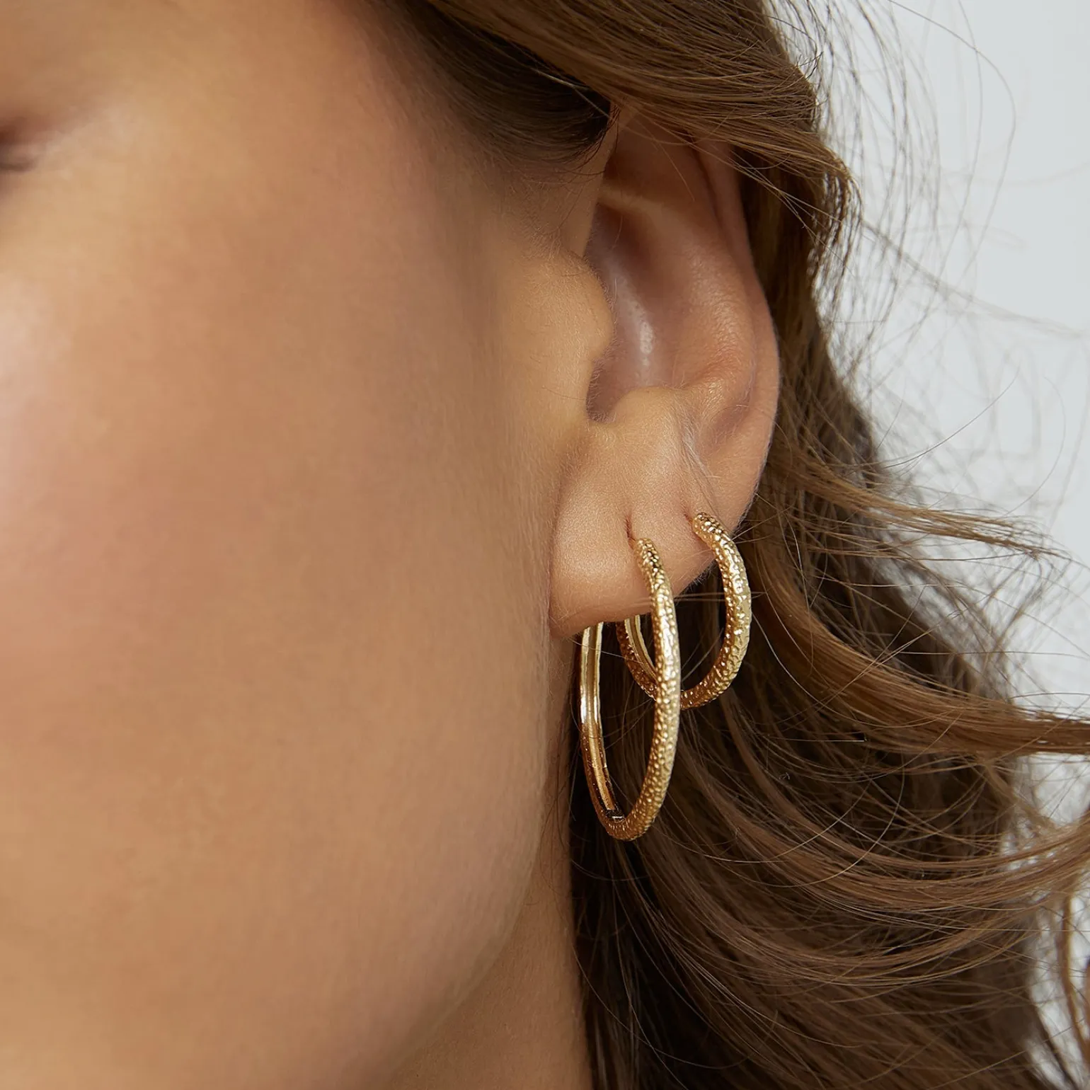 Arabella Gold Hoop Earrings