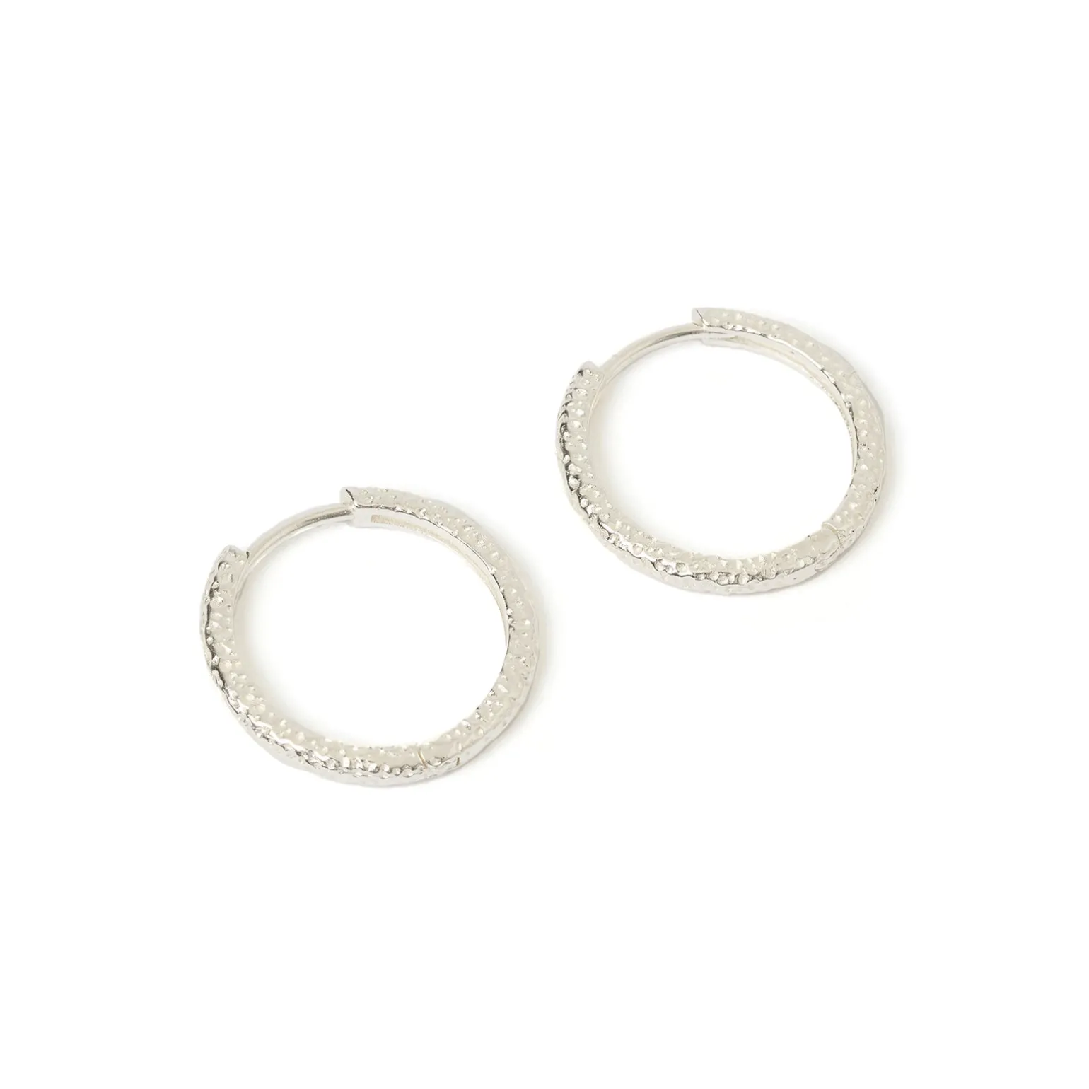 Arabella Silver Hoop Earrings