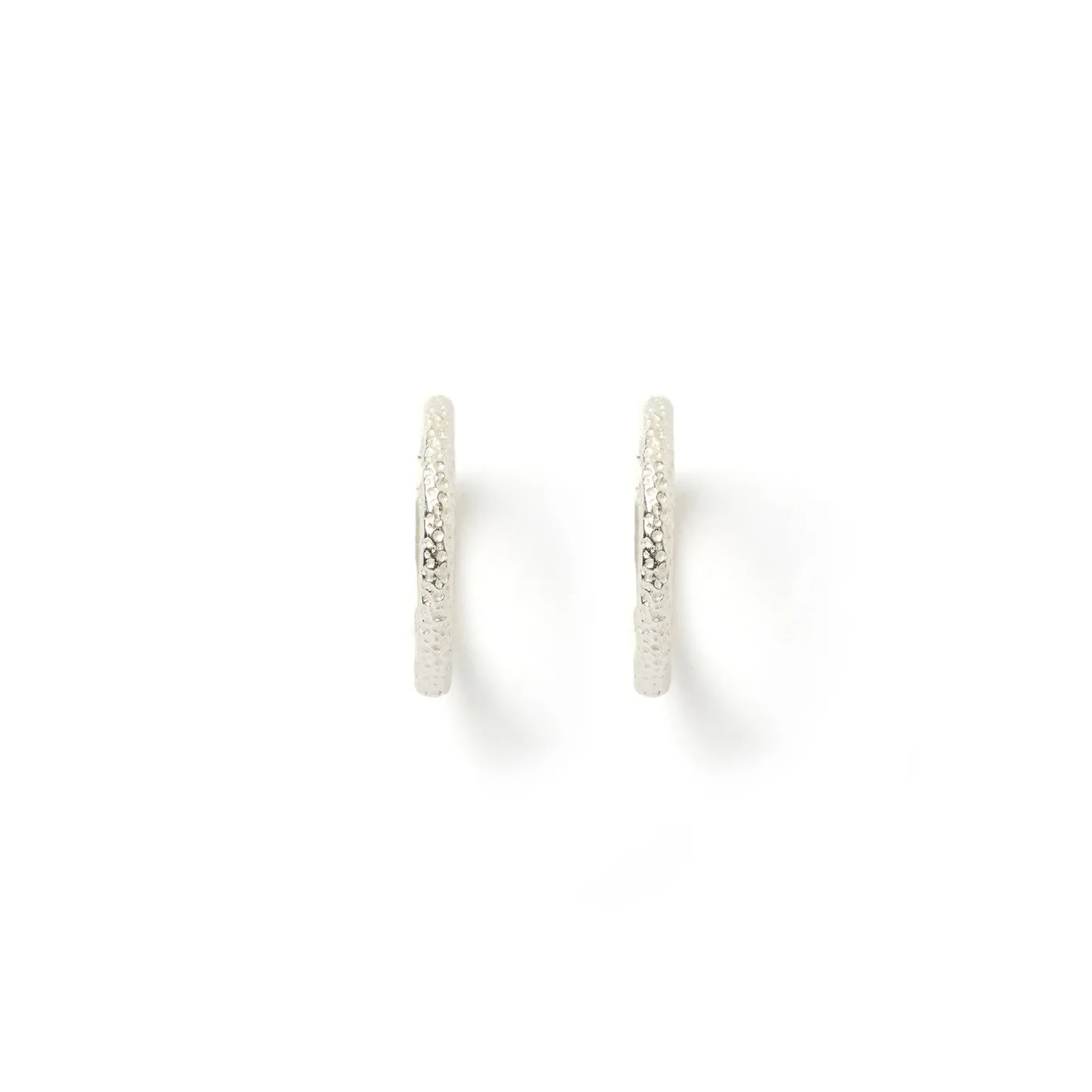 Arabella Silver Hoop Earrings