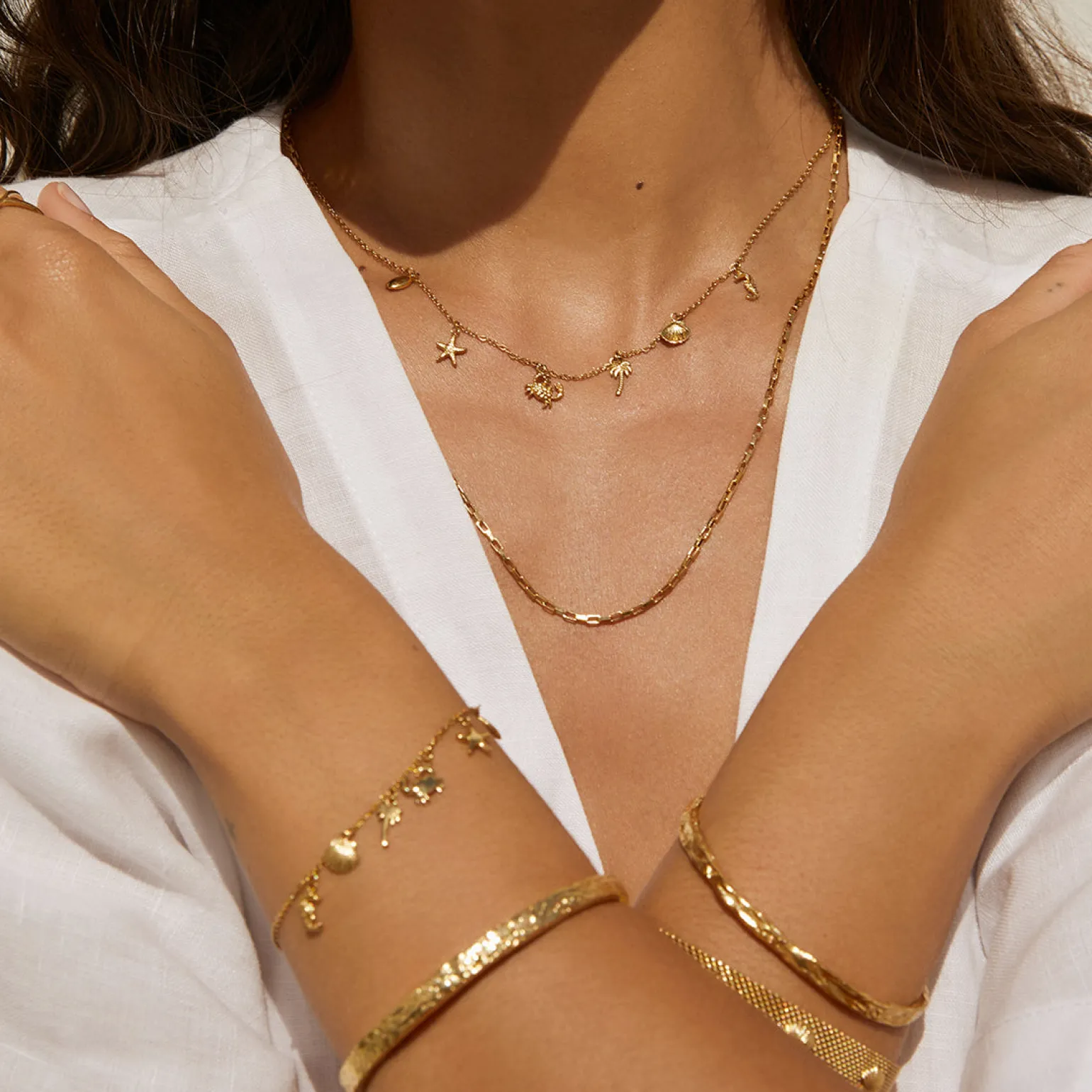 Ariel Gold Necklace
