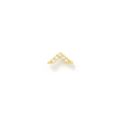 Arrow Single Stacker Stud Earring
