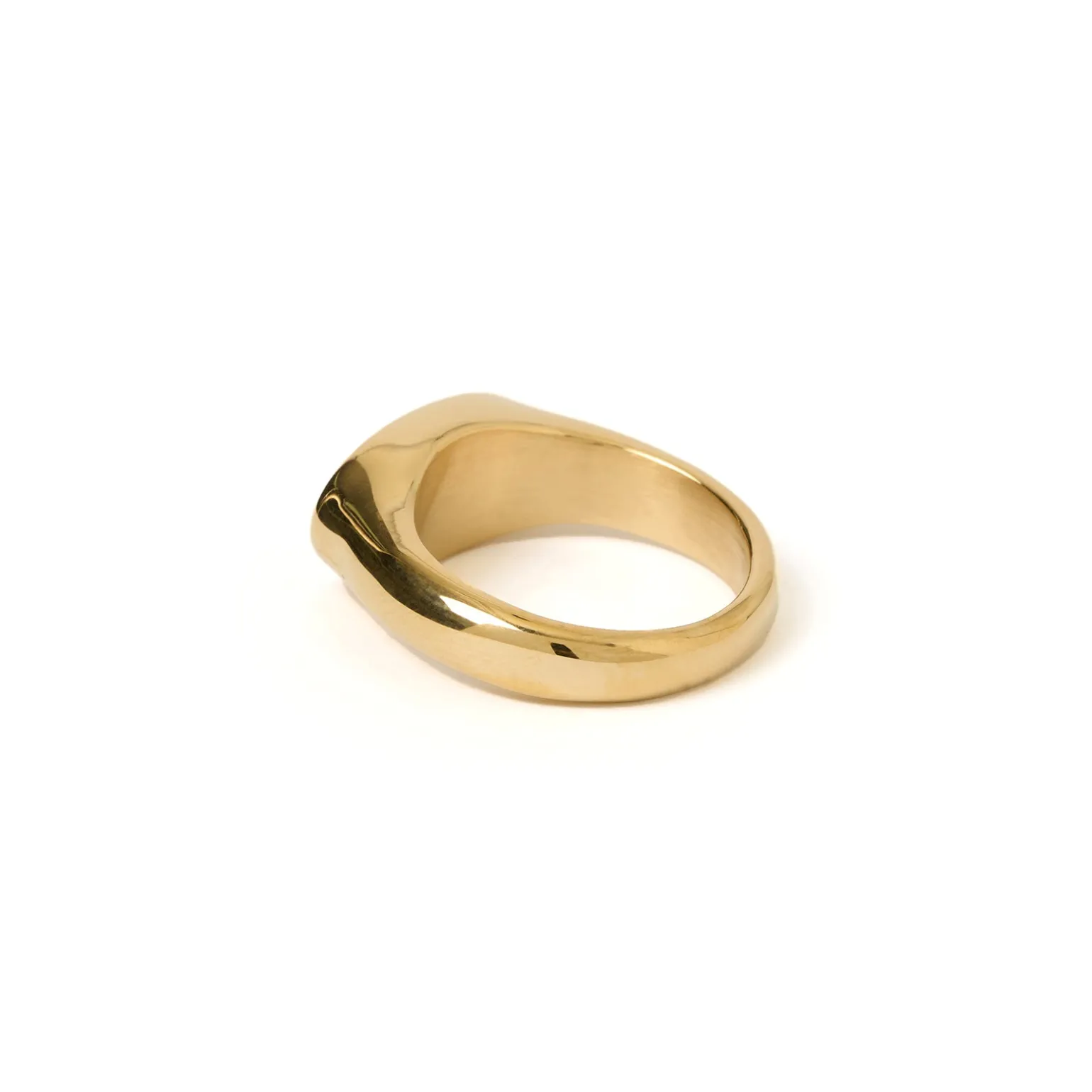 Aster Gold Signet Ring