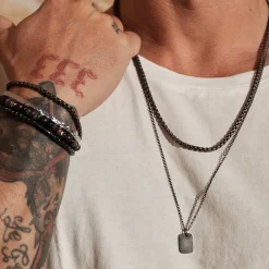 Banksy Men's Tag Necklace