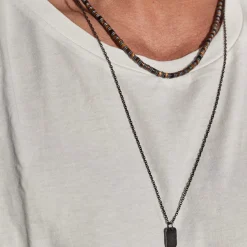 Banksy Men's Tag Necklace