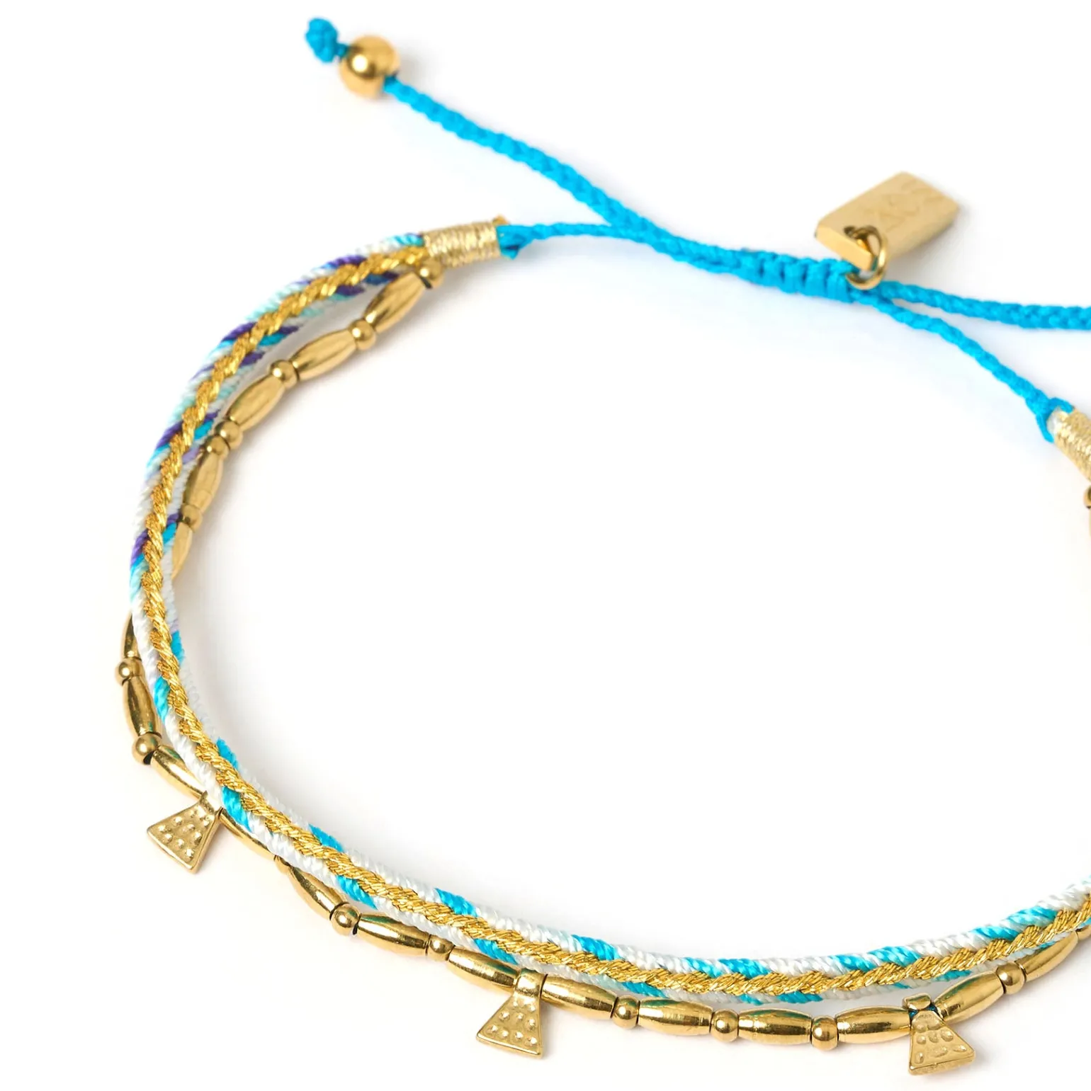 Bennie Gold Bracelet - Sky