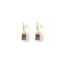 Birthstone Charm Earrings