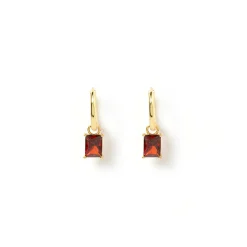 Birthstone Charm Earrings