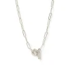 Boca Silver Stacking Chain Necklace