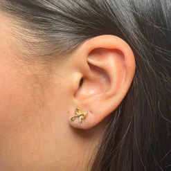 Bowie Gold Studs