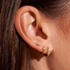 Cassia Single Stack Stud Earring
