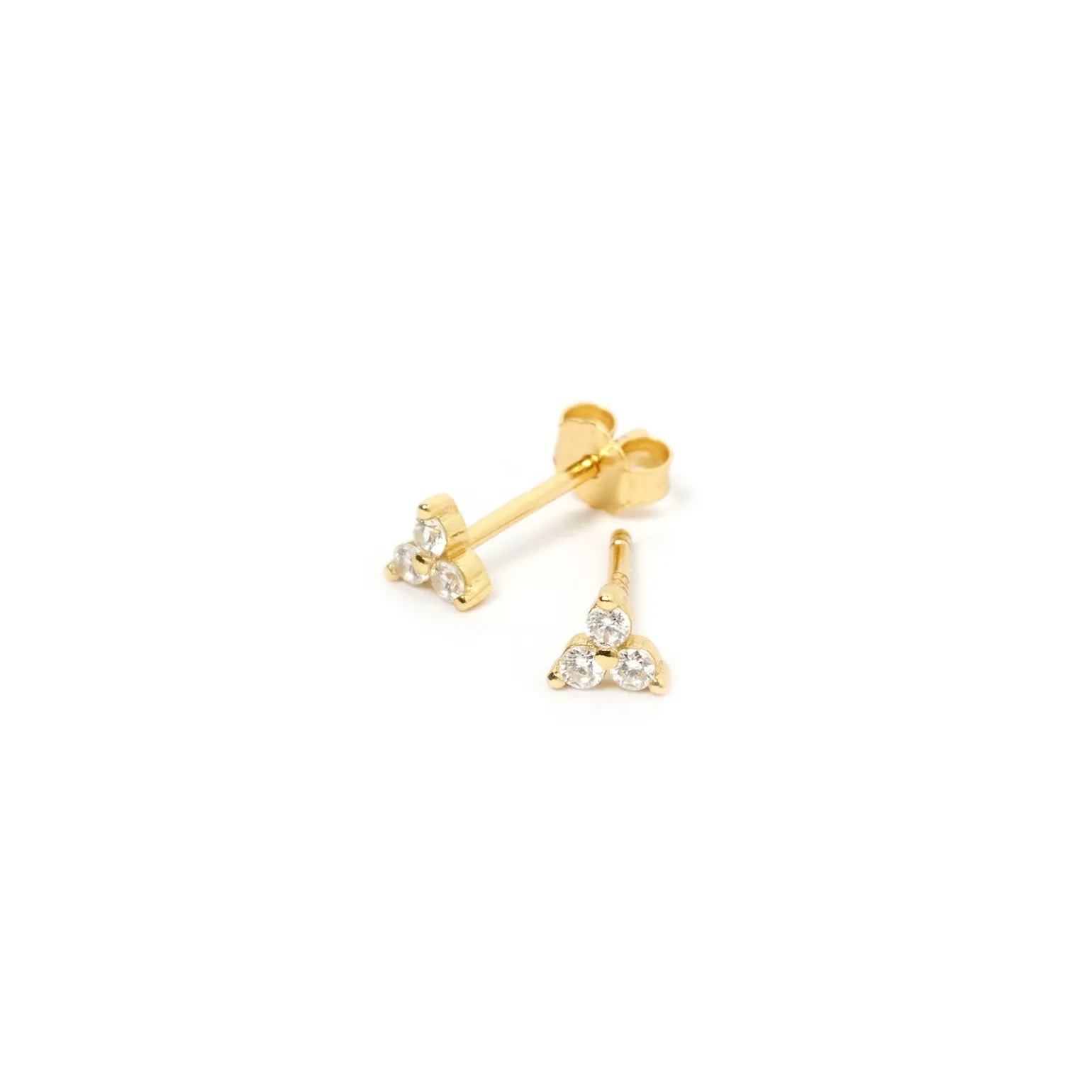 Cassia Stud Earrings - Stone