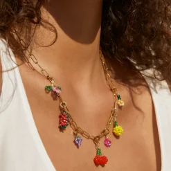 Cherry Beaded Charm