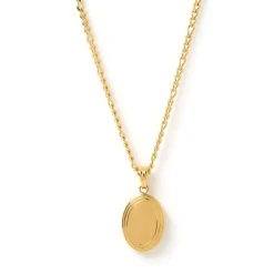 Classic Gold Locket Necklace