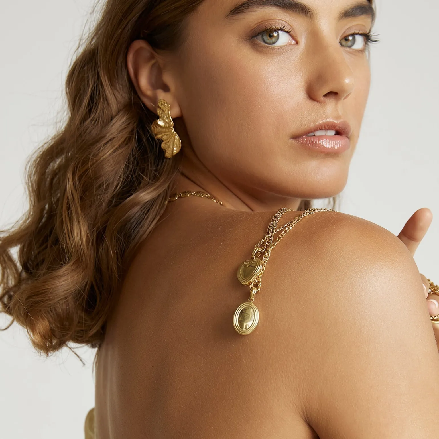 Classic Gold Locket Necklace