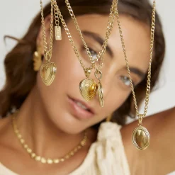 Classic Gold Locket Necklace