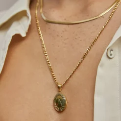 Classic Gold Locket Necklace