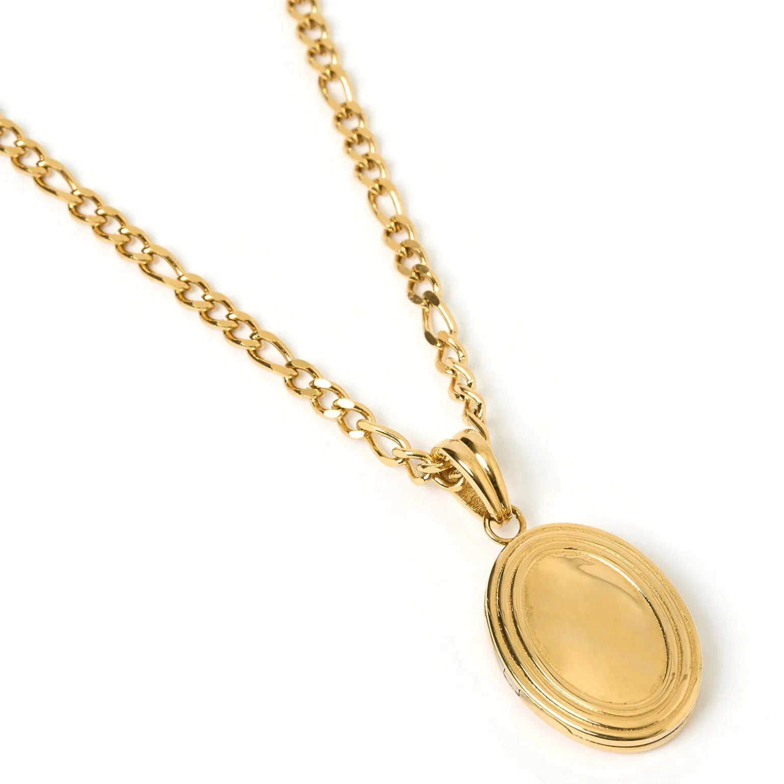 Classic Gold Locket Necklace