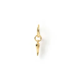 Cornicello Gold Single Charm Earring - Small