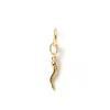 Cornicello Gold Single Charm Earring - Large